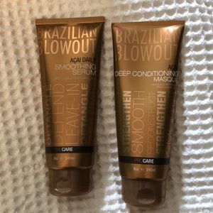 Brazilian blowout smoothing serum & mask